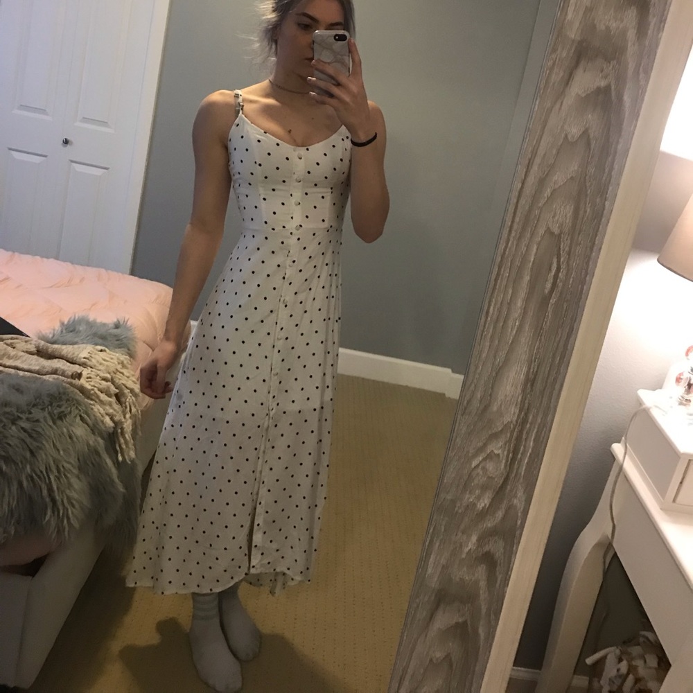 Polka dot sun dress